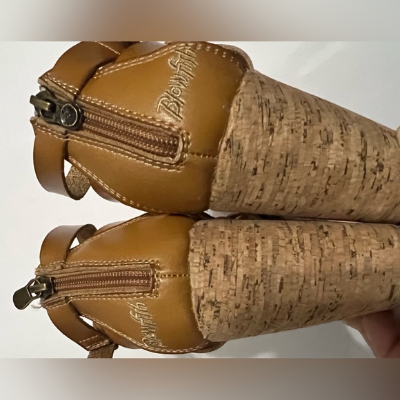 Blowfish Malibu Piper Stacked Wedge Sandal-Size 8 - Picture 7 of 8